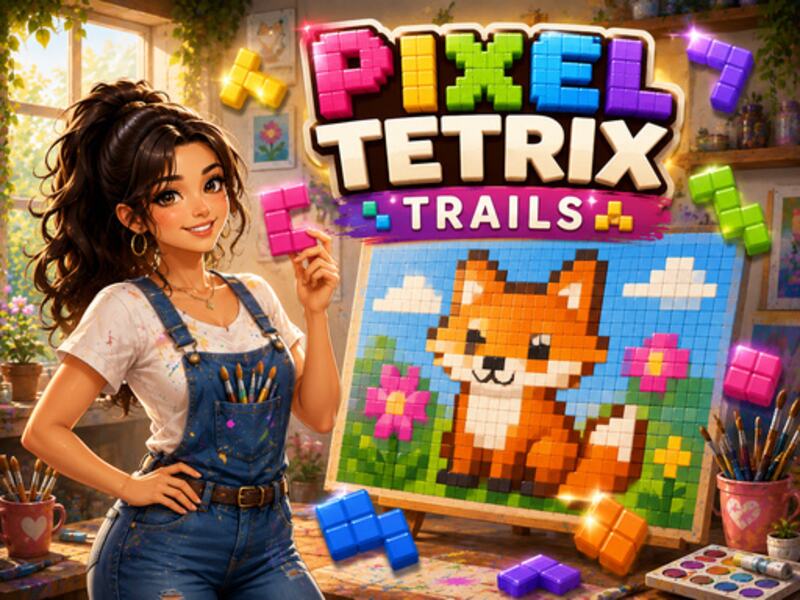 Pixel Tetrix Trails cover art